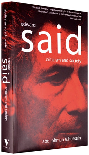 Cover of “Edward Said: Criticism and Society”