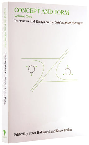Cover of “Concept and Form, Volume 2: Interviews and essays on 'Cahiers pour l'Analyse”