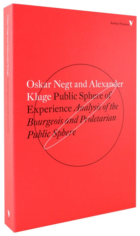 Cover of “Public Sphere and Experience: Analysis of the Bourgeois and Proletarian Public Sphere”