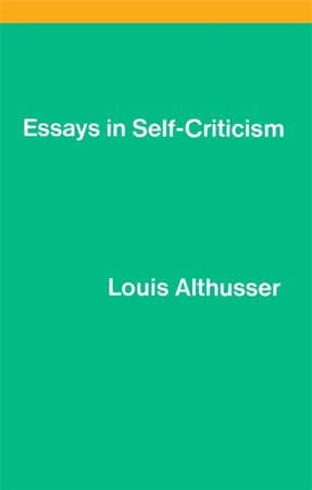 Cover of “Essays on Self-Criticism”