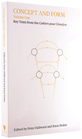 Cover of “Concept and Form, Volume 1: Selections from the 'Cahiers pour l'Analyse'”