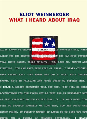 Cover of “What I Heard About Iraq”