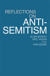 Cover of “Reflections on Anti-Semitism”