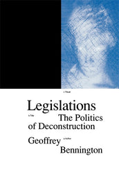 Cover of “Legislations: The Politics of Deconstruction”