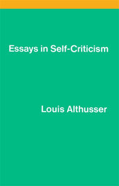 Cover of “Essays on Self-Criticism”