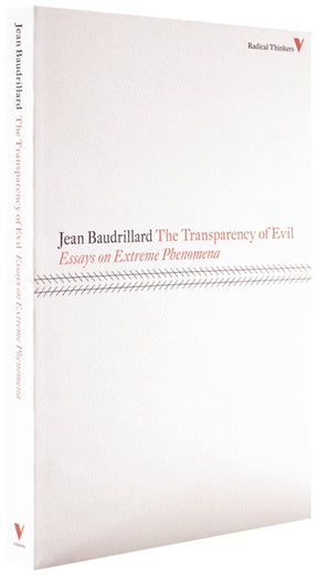 Cover of “The Transparency of Evil: Essays on Extreme Phenomena”