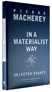 Cover of “In a Materialist Way: Selected Essays”